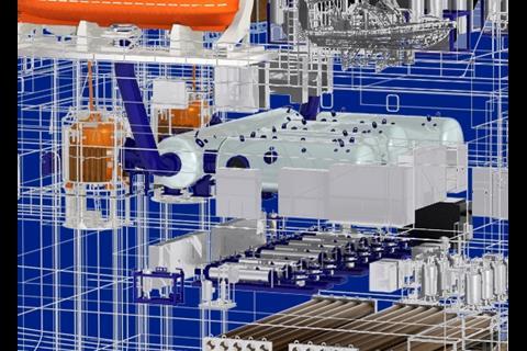 Wireframe detail 3D